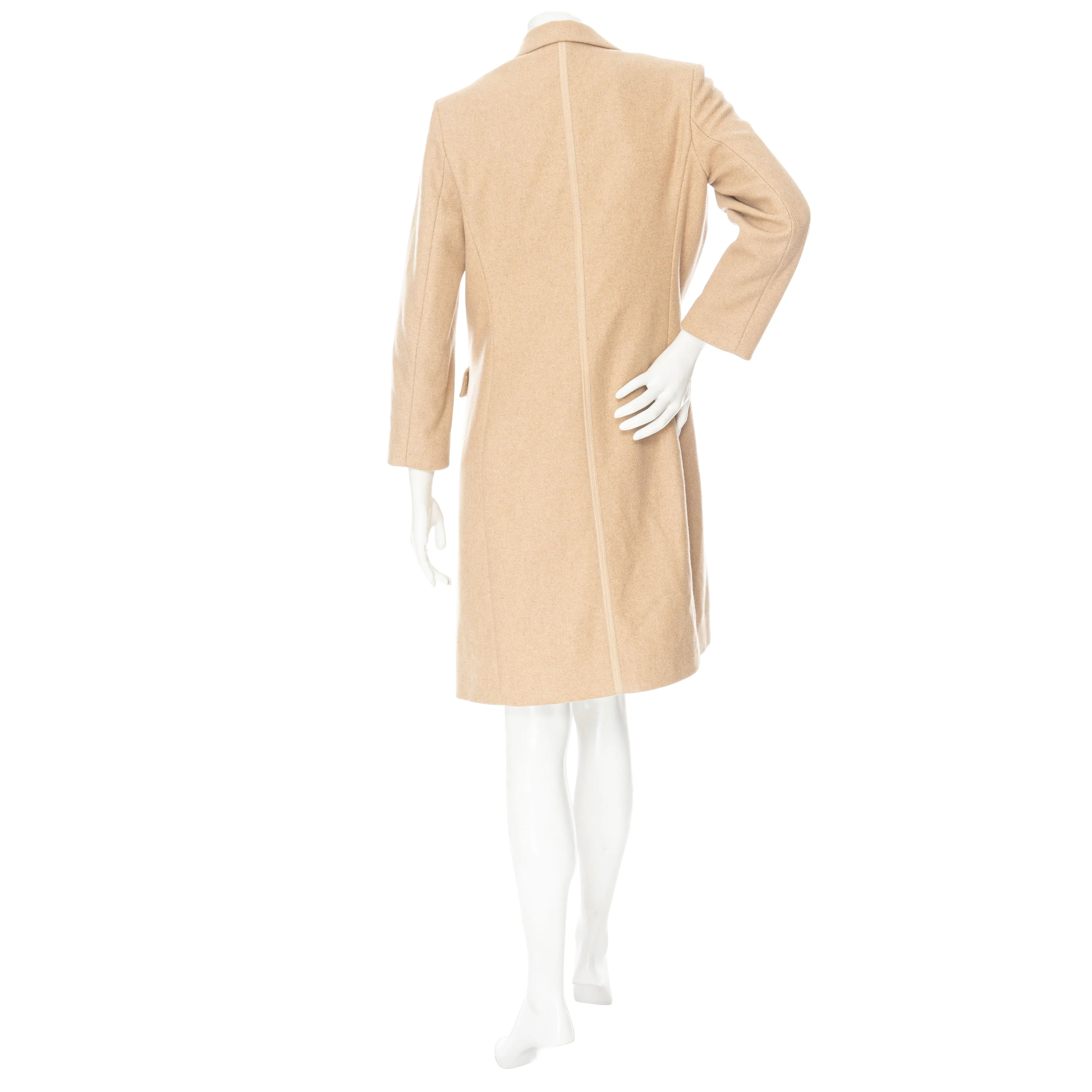 Jackson Beige Wool Single-Breasted Coat