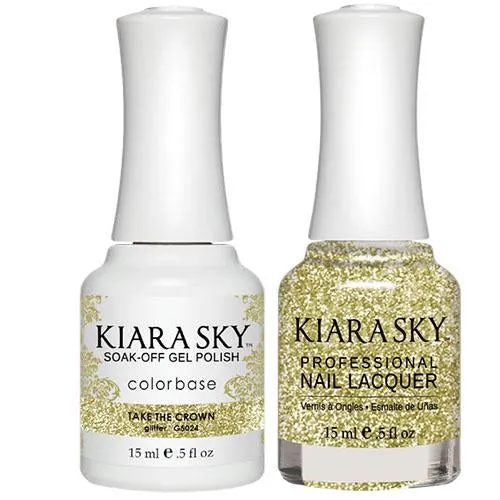 Kiara Sky All-in-One Gel   Polish Duo - 5024 Take The Crown