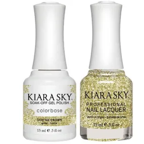 Kiara Sky All-in-One Gel   Polish Duo - 5024 Take The Crown