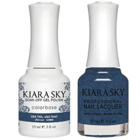 Kiara Sky All-in-One Gel   Polish Duo - 5085 Like This, Like That