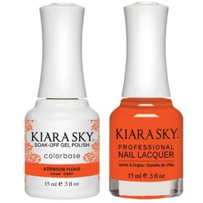 Kiara Sky All-in-One Gel   Polish Duo - 5091 Attention Please