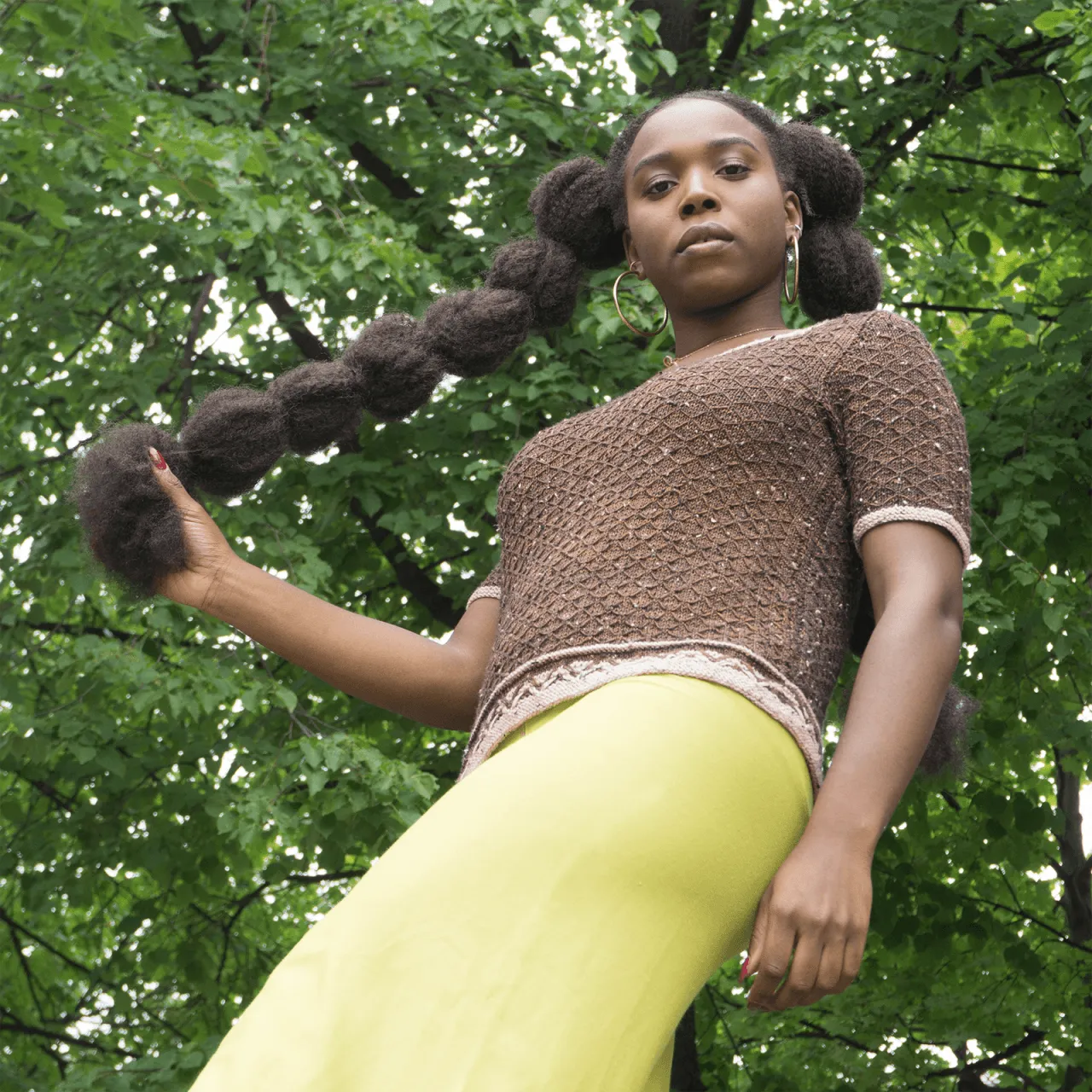 Knitting pattern ♥ Butterfly Polka Top pullover