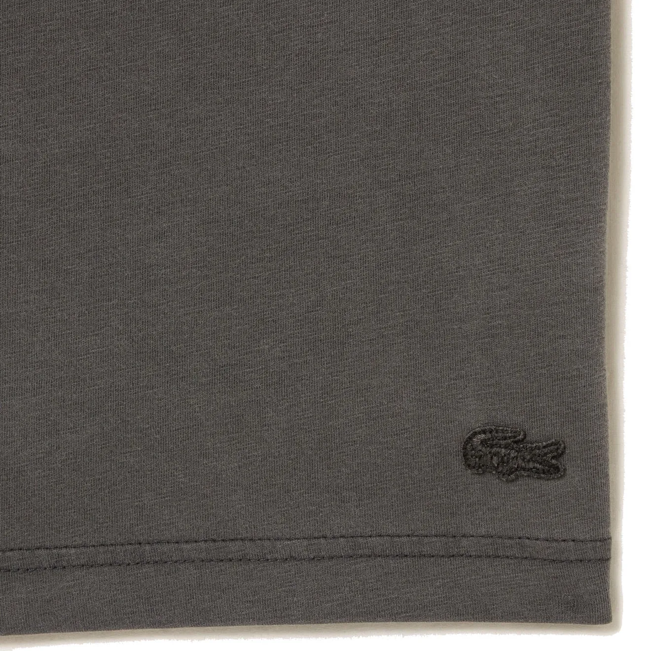 Lacoste S/S Loose Fit Cotton Jersey T-Shirt Grey