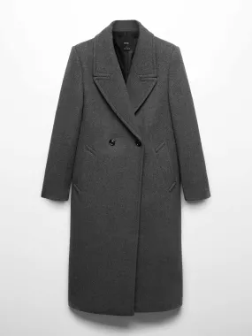 Lapels wool coat