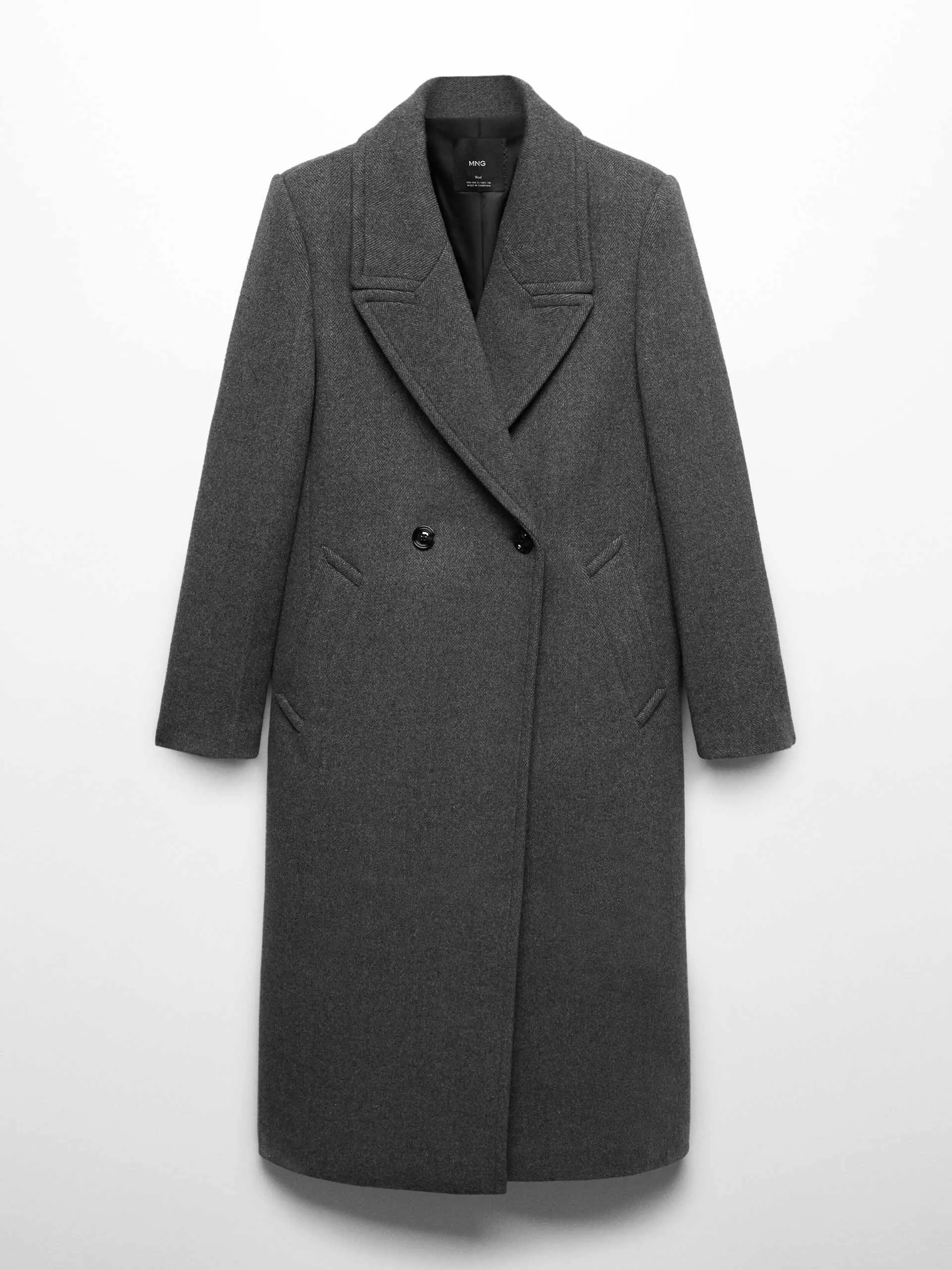 Lapels wool coat