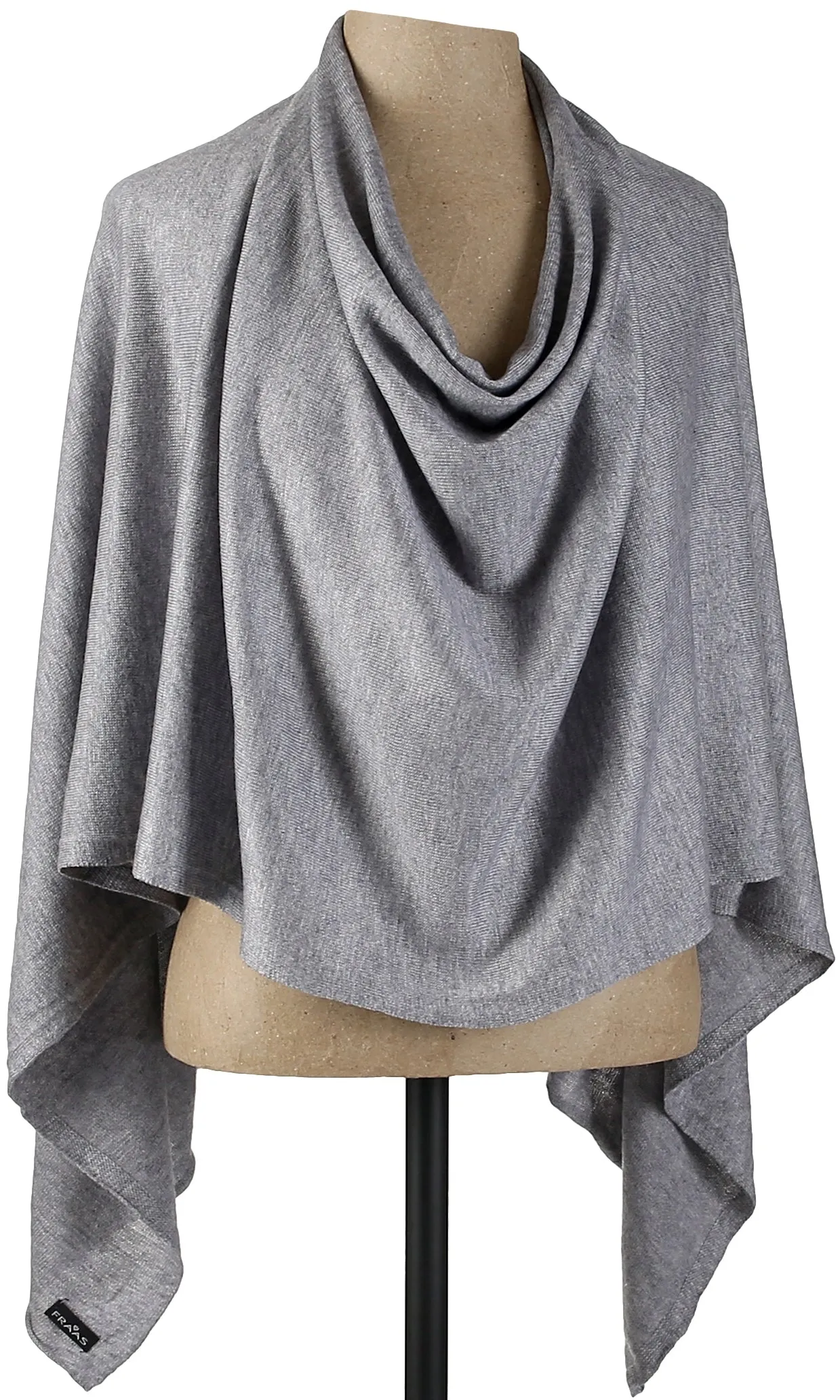 Lightweight Solid Jersey Knit Poncho