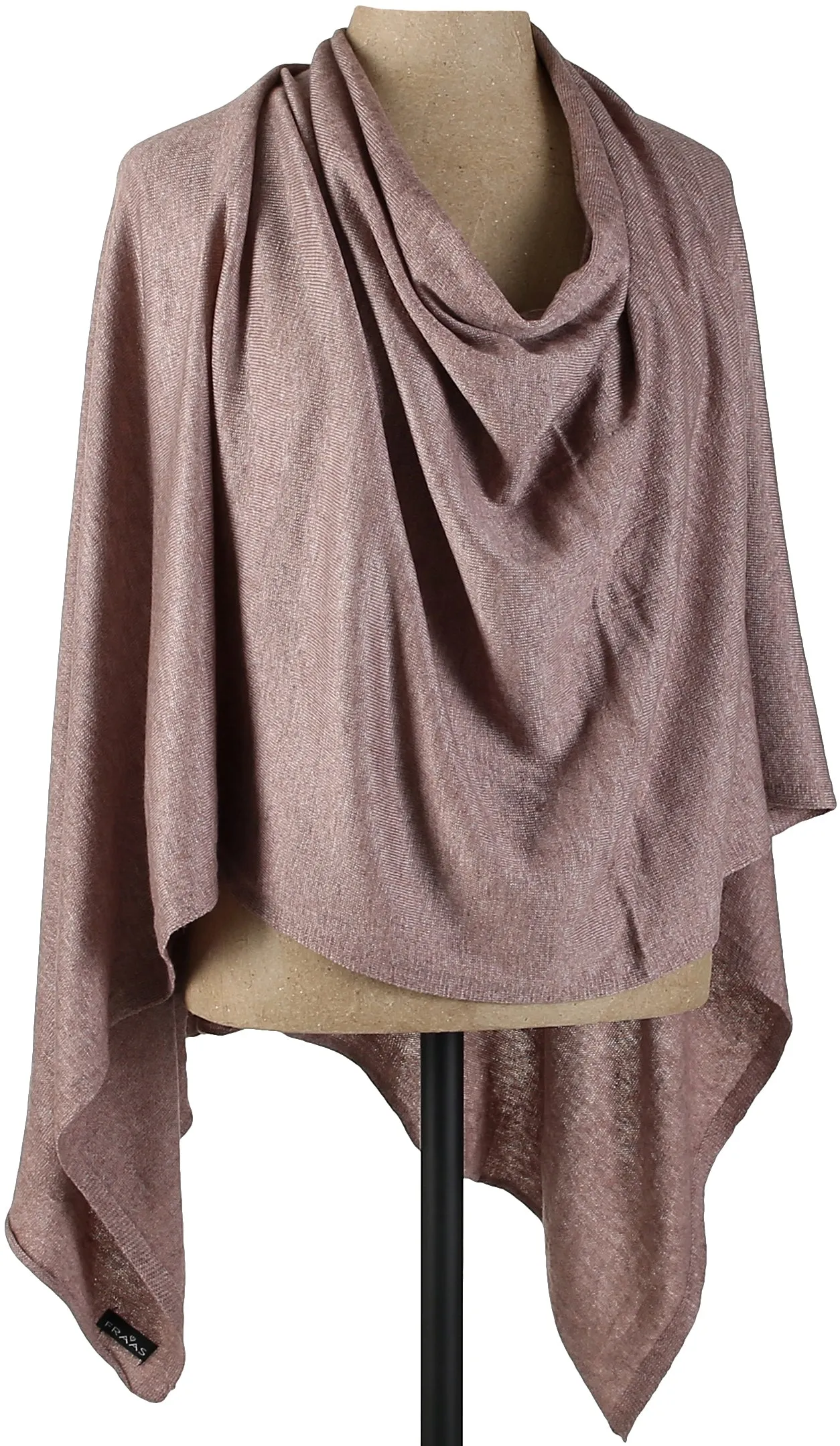 Lightweight Solid Jersey Knit Poncho