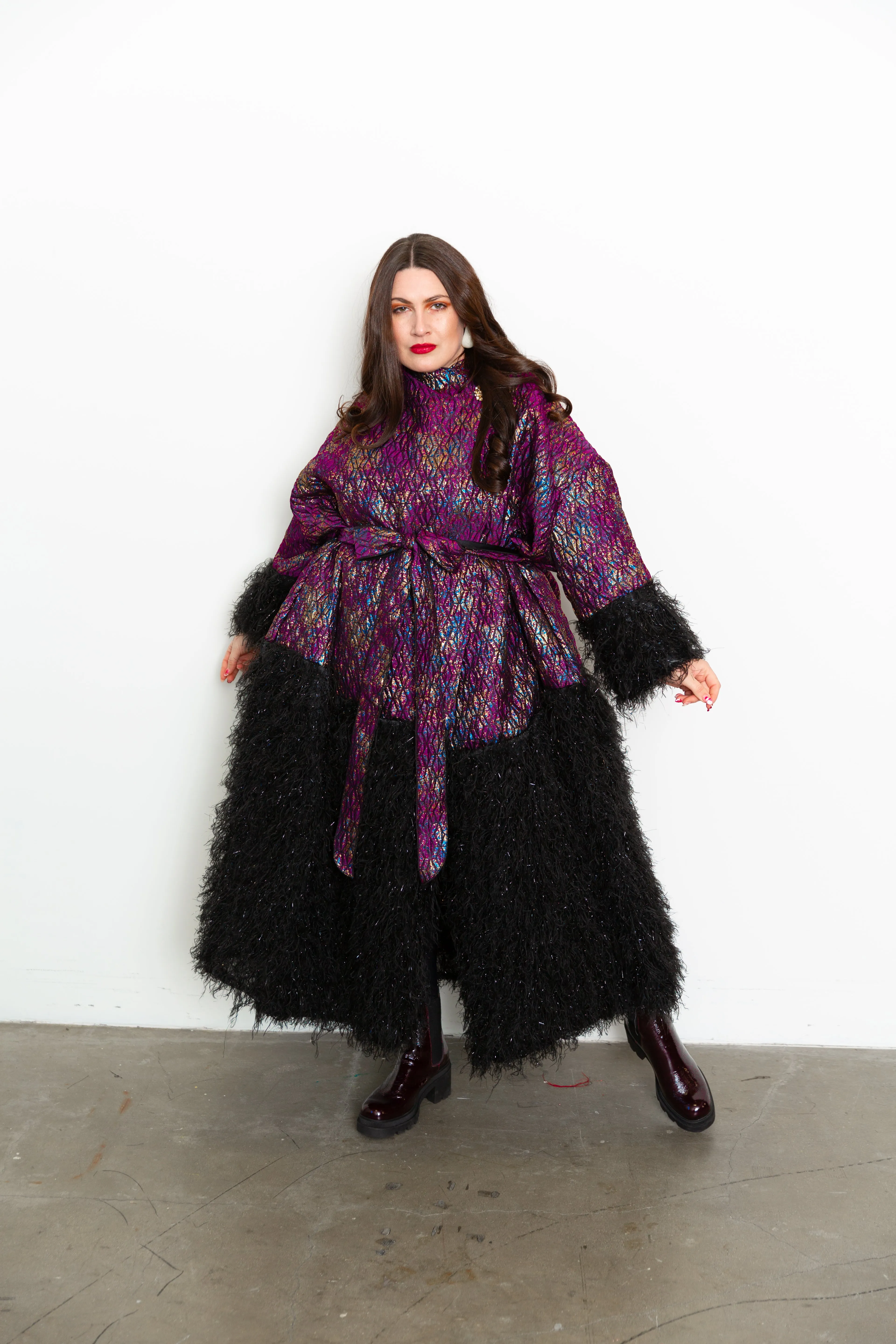 London Opera Coat “Semiramide” (Purple)