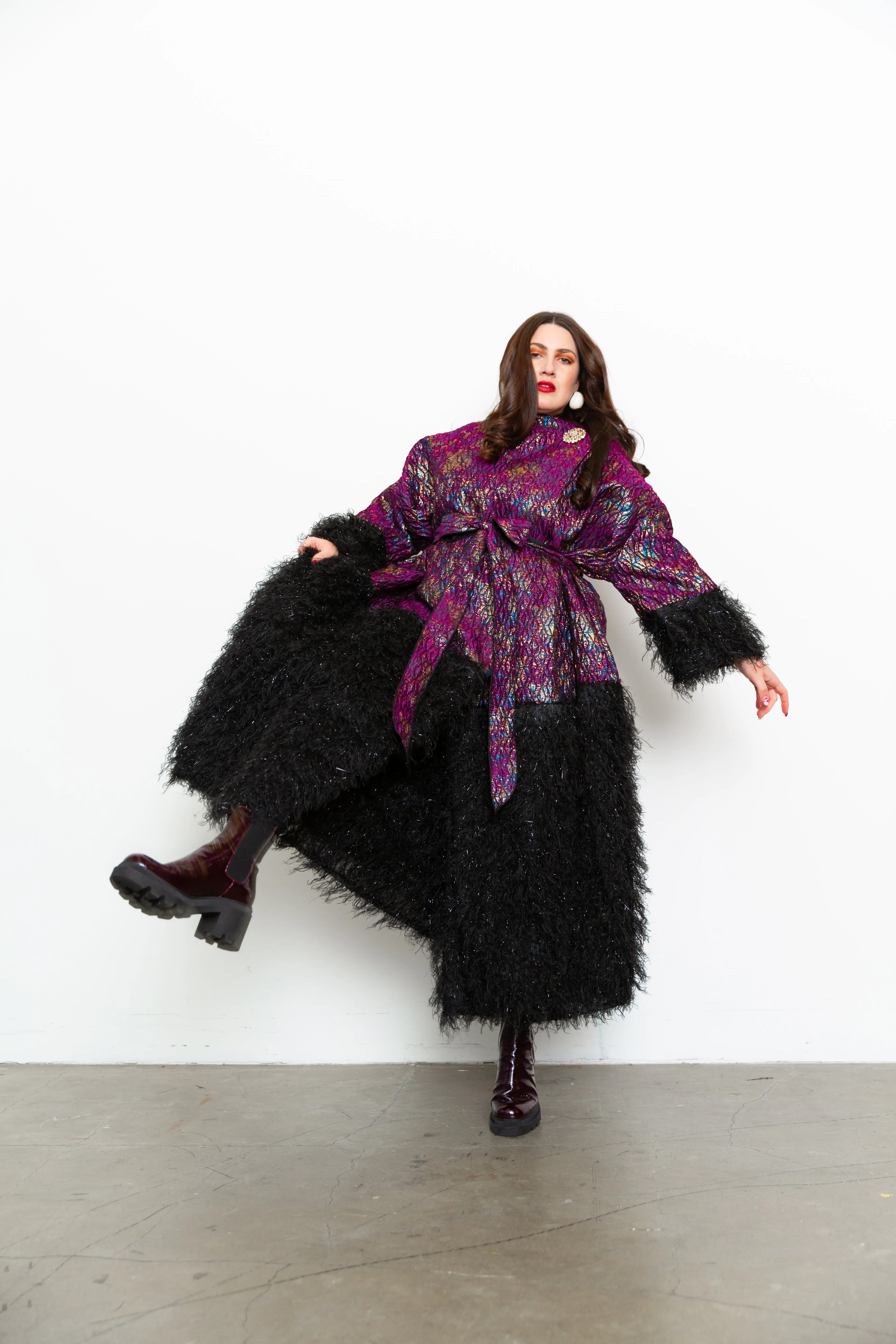 London Opera Coat “Semiramide” (Purple)