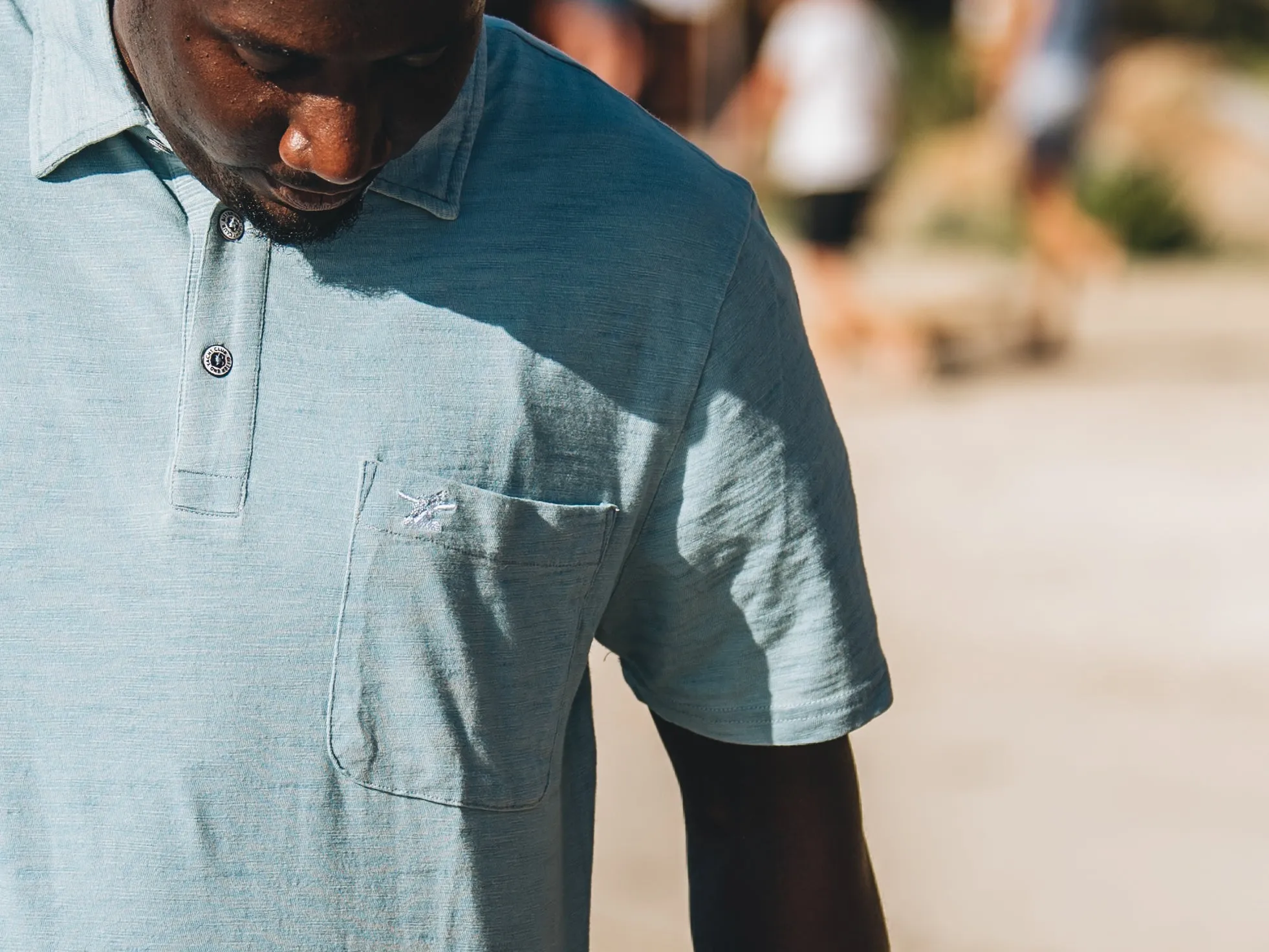 Men's Prince of Wales Polo | Sky