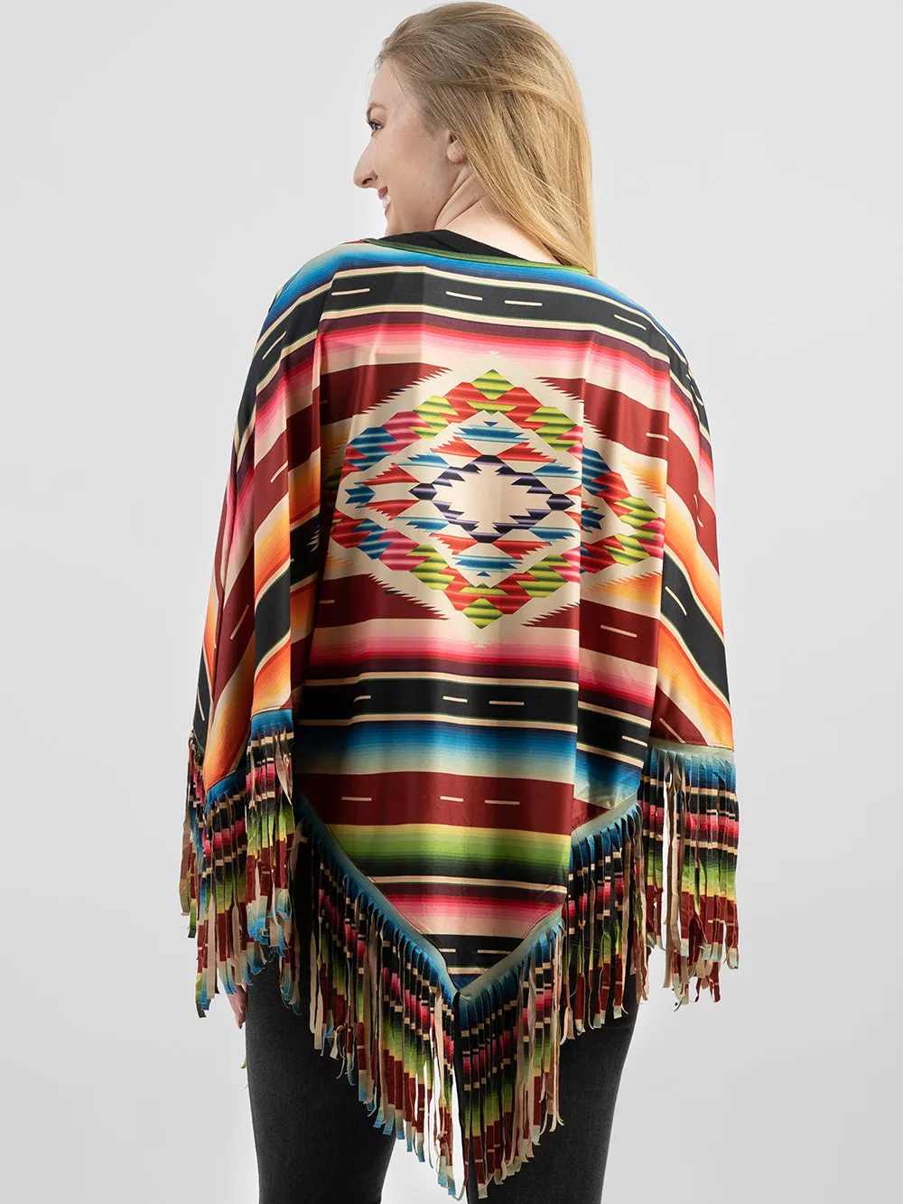 Montana West Serape Collection Poncho