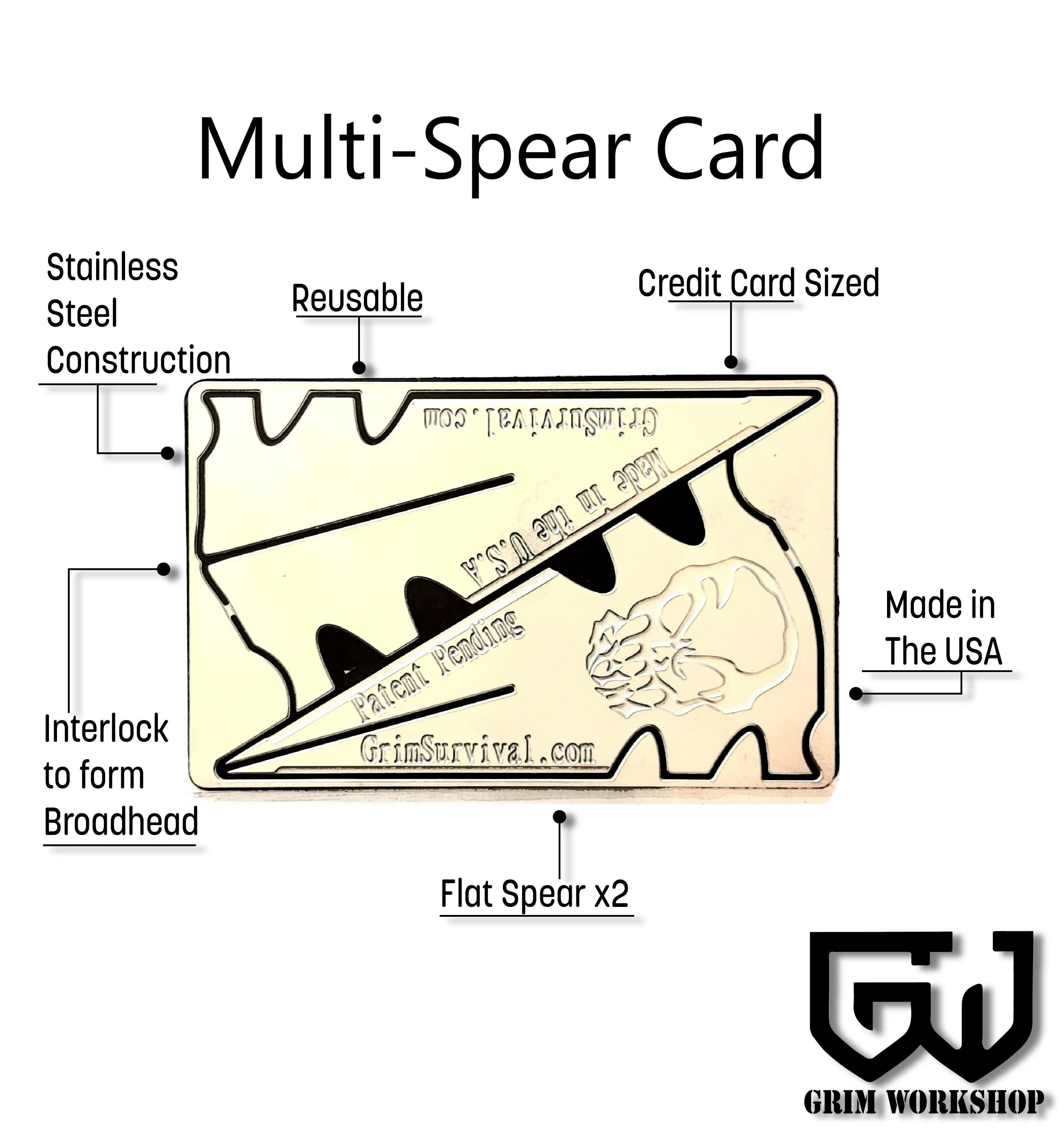 Multi Spear Survival Card : Survival Spearhead Set