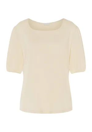 Natural Shirt Organic Cotton Square Neck Top | Warm Sand 78807-1200