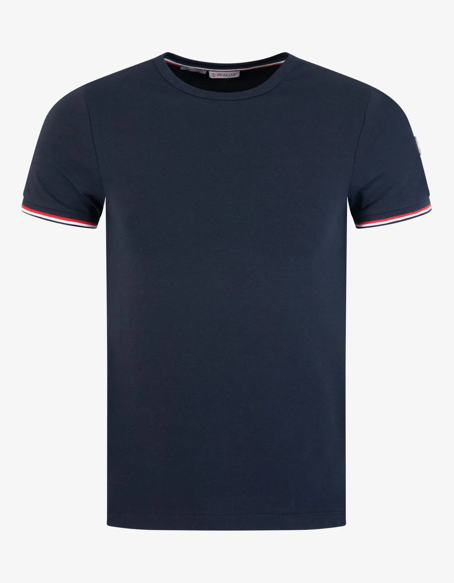 Navy Blue Stretch-Cotton Slim Fit T-Shirt