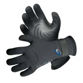 NeoSport 3mm 5 Finger Hook and Loop Scuba Diving Gloves