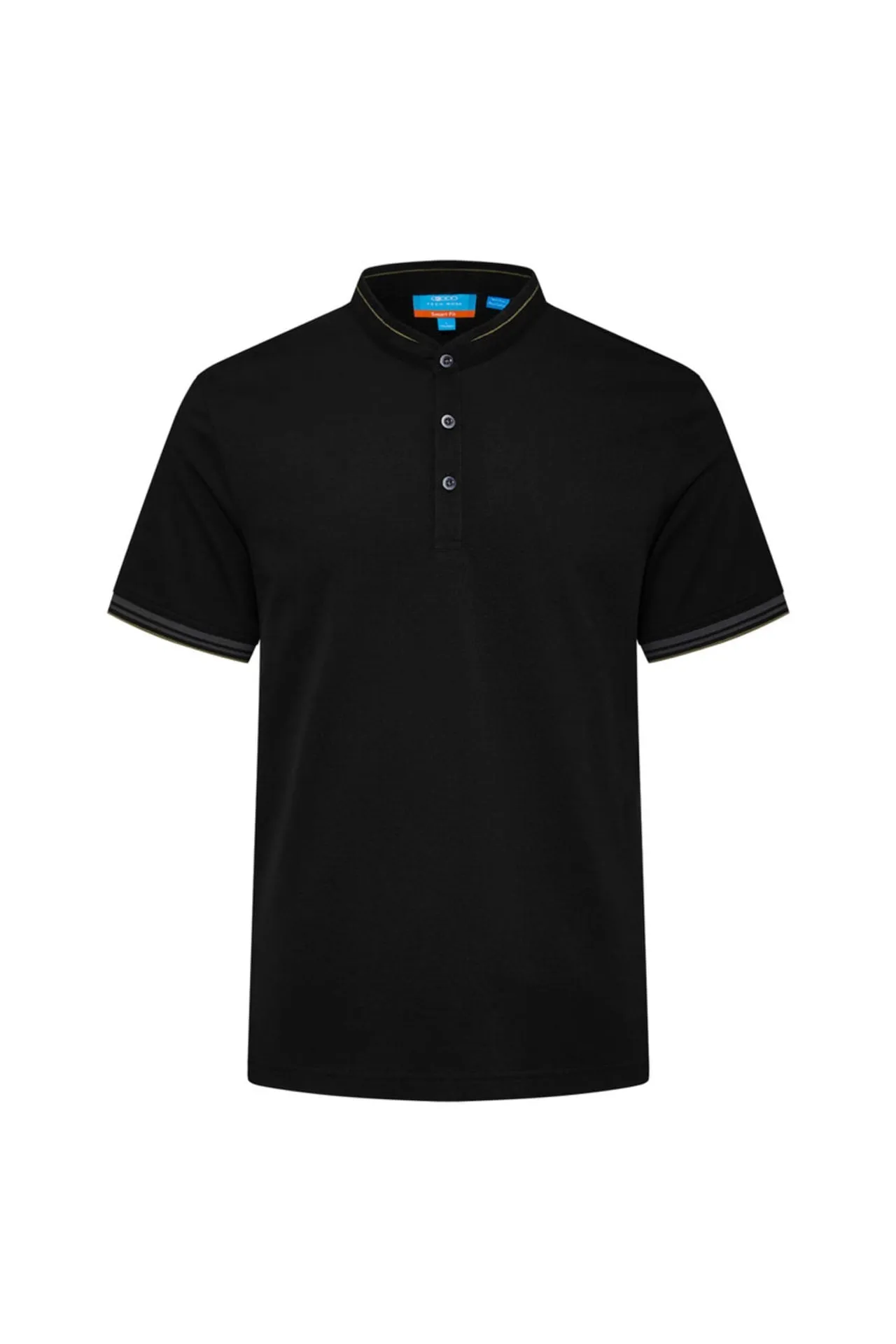 Non-Iron Cotton Smart Fit Short Sleeve Stand Collar Polo Tee