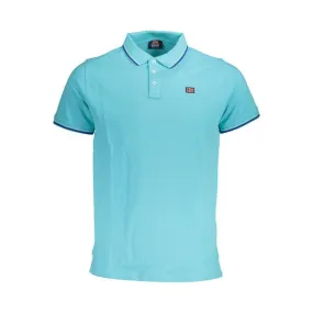 Norway 1963 Light Blue Cotton Men Polo Shirt