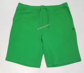 Nwt Polo Big & Tall Green Double Knit Small Pony Shorts