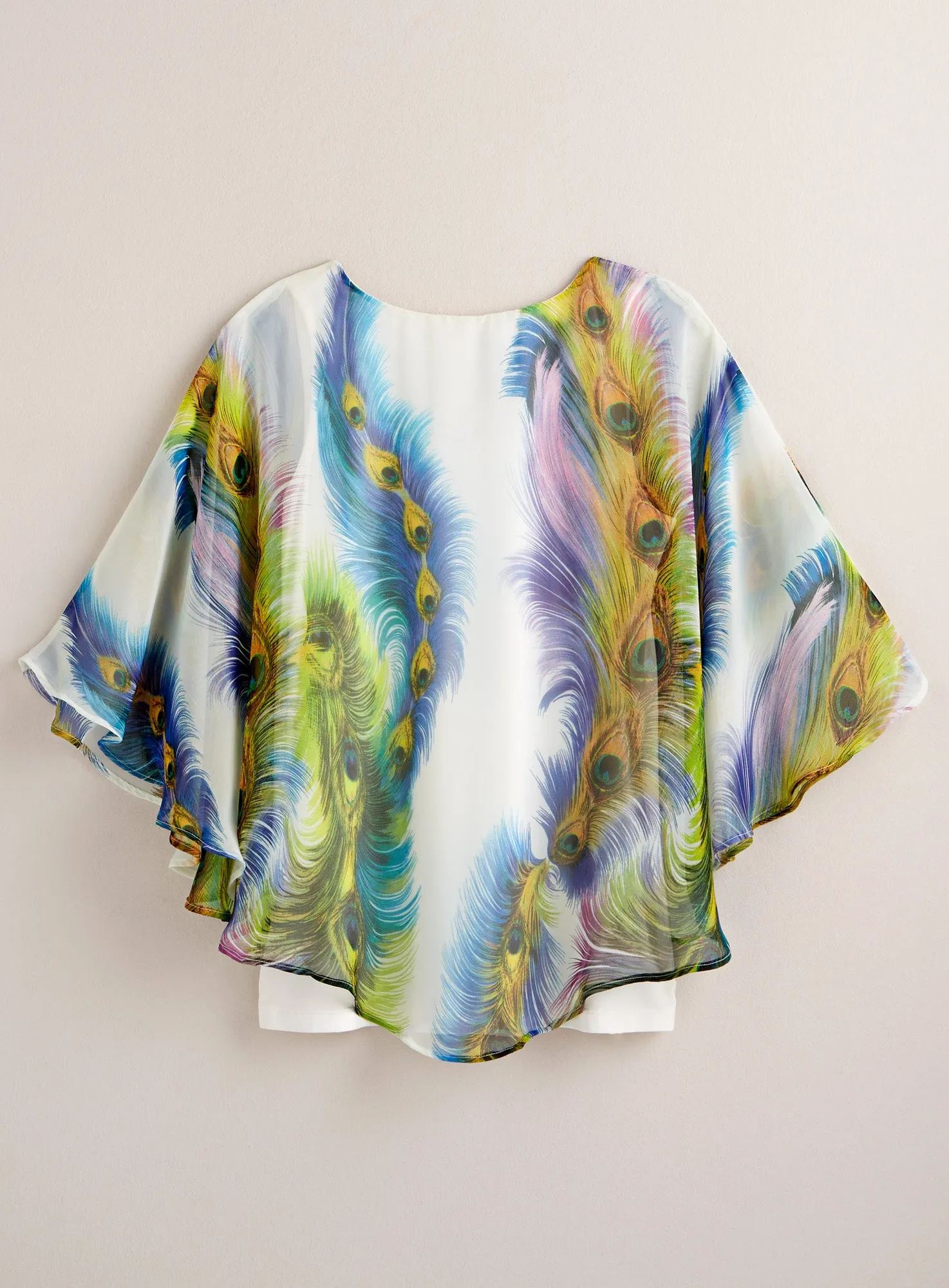 Peacock Wing Two-in-One Top FINAL SALE (No Returns)