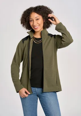 Peri Full Zip Jac - Olive