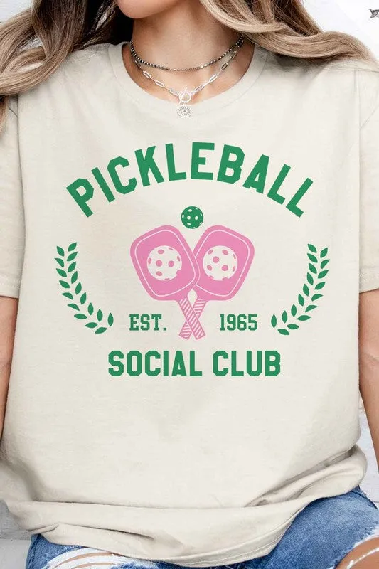 PICKLEBALL SOCIAL CLUB GRAPHIC TEE