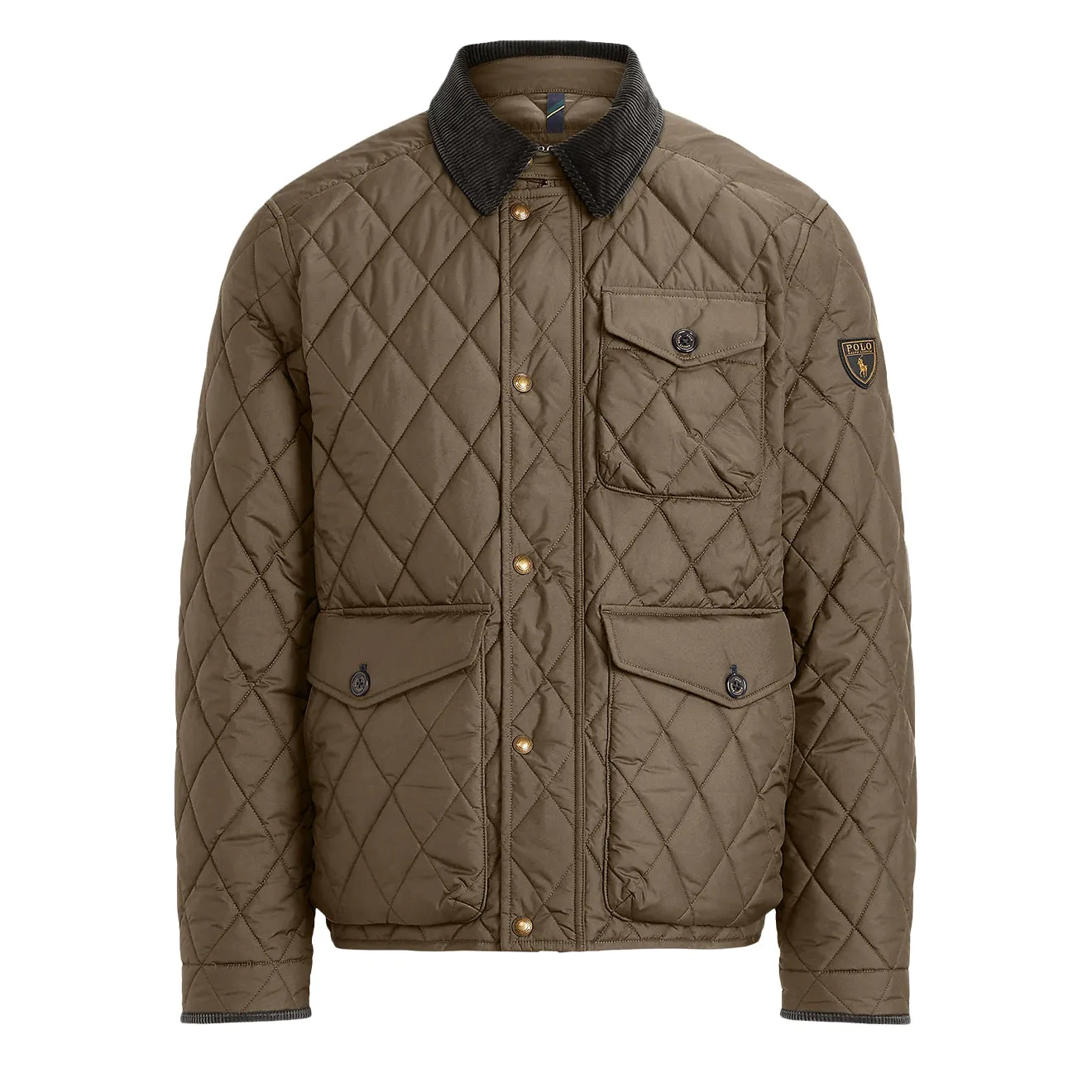 Polo Ralph Lauren Quilted Beaton Field Jacket Company Olive