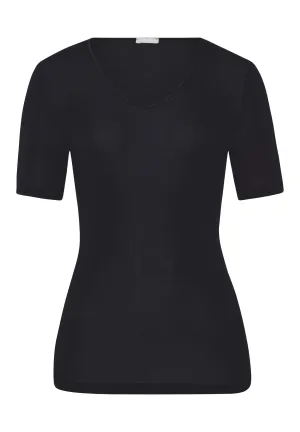 Pure Silk Fitted Silk Top | Black 71718-019