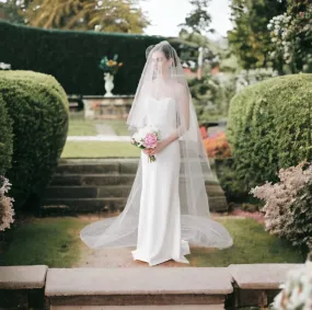 Purity - two tier tulle wedding veil