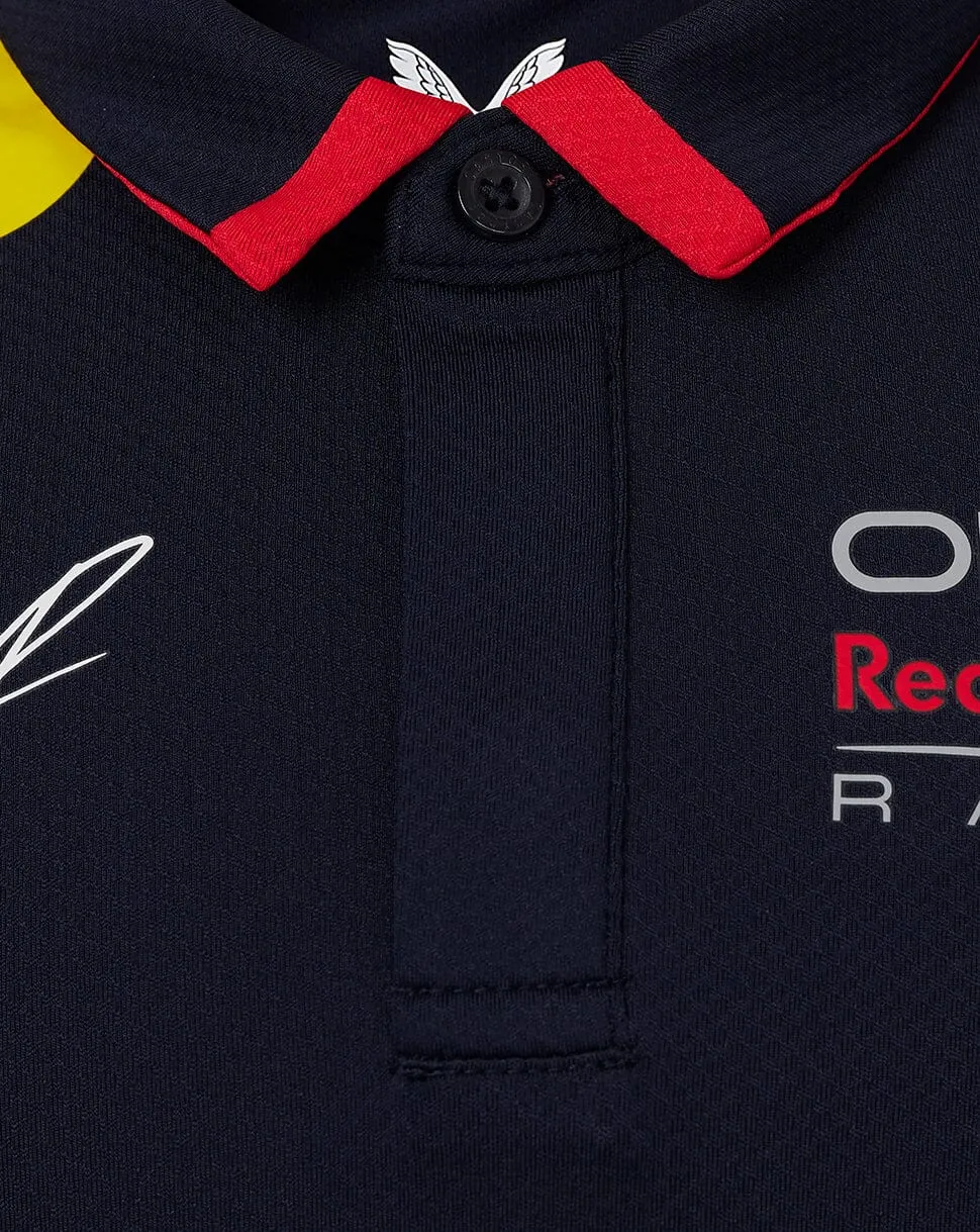 Red Bull Racing F1 Men's 2024 Sergio "Checo" Perez Team Polo Shirt- Navy