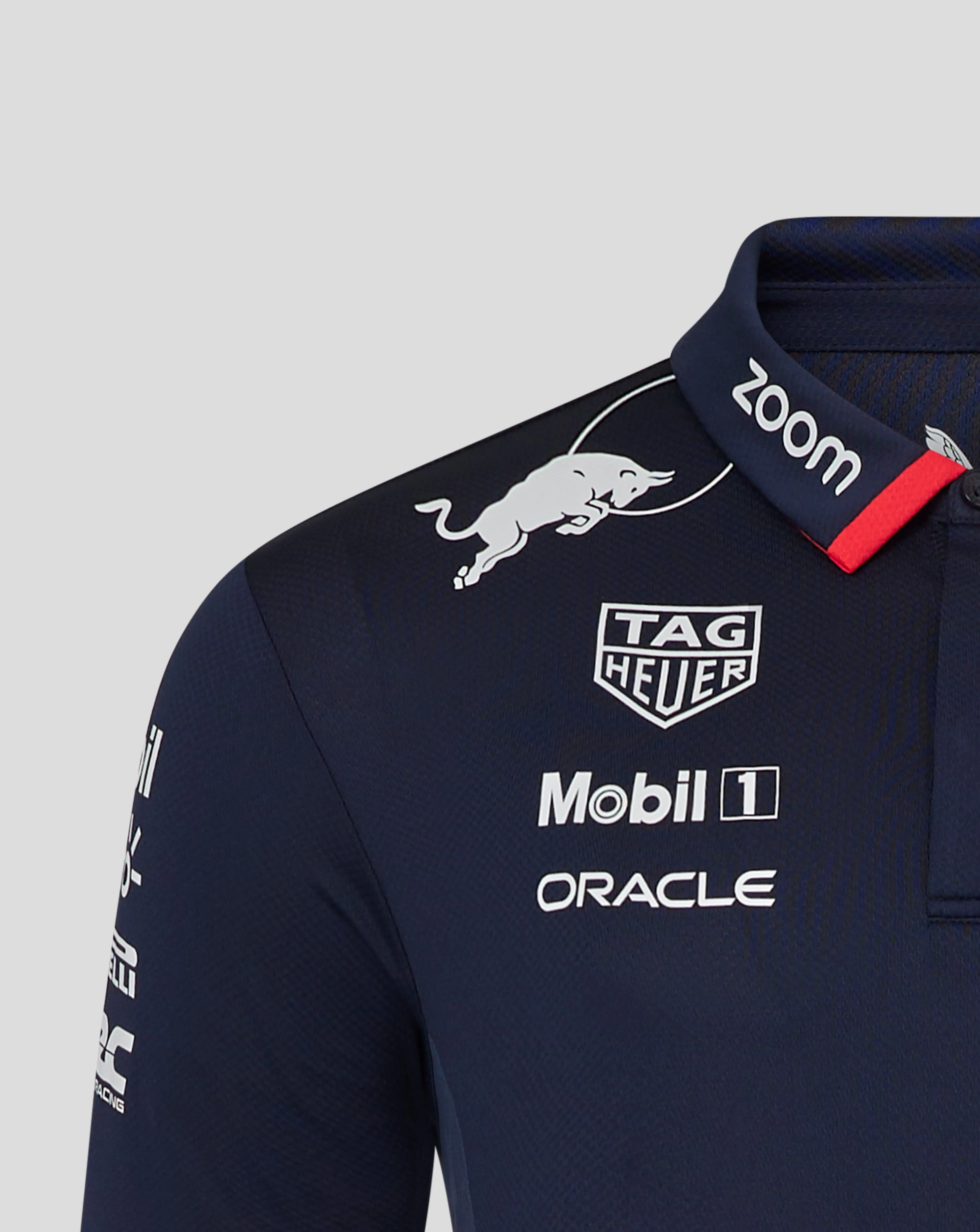 Red Bull Racing F1 Men's 2024 Special Edition America Race Team Polo Shirt- Navy