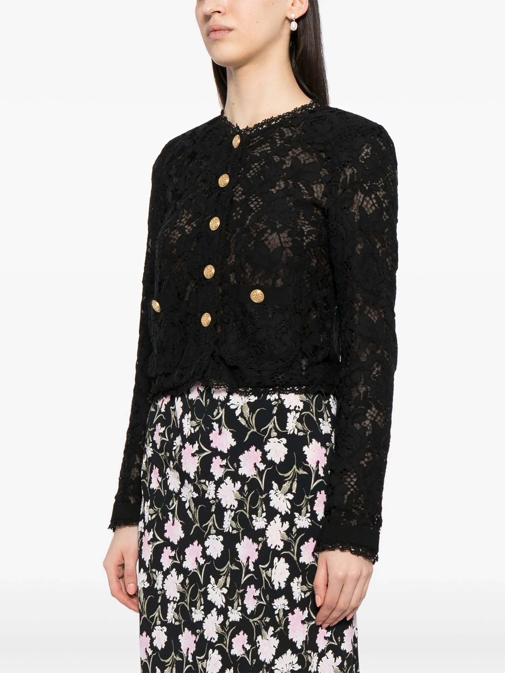 RICHARD SHEER LACE JACKET