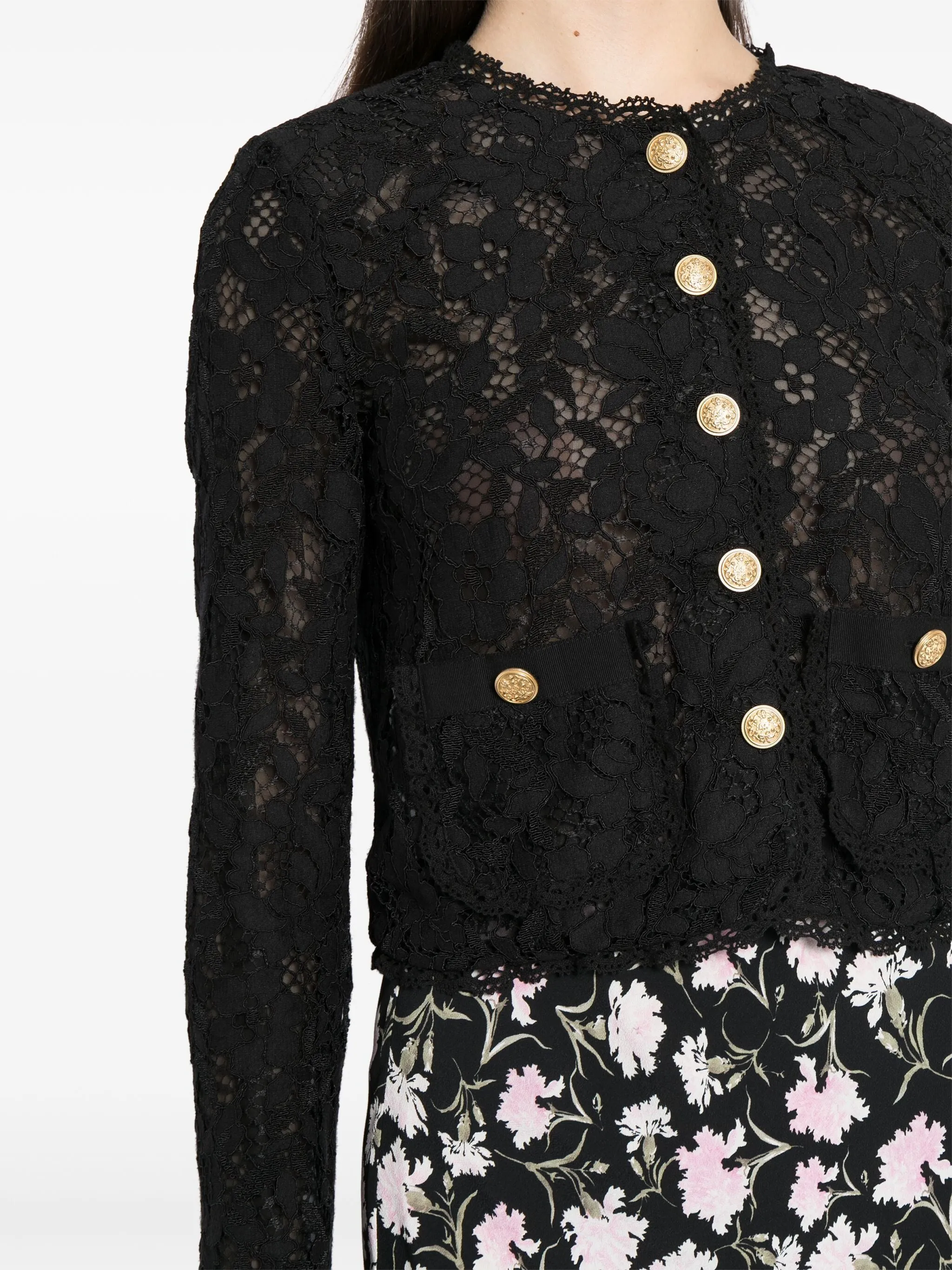 RICHARD SHEER LACE JACKET