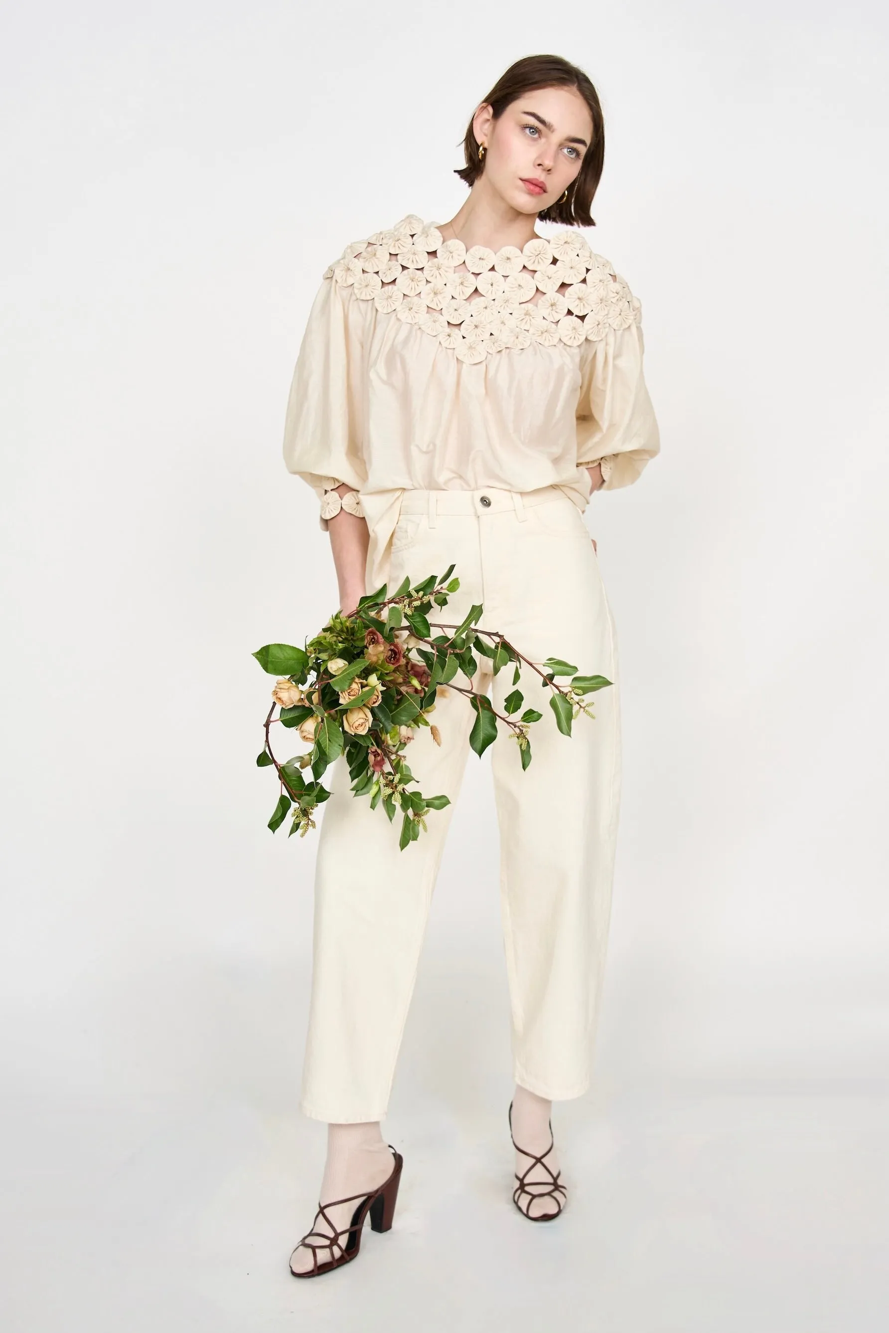 Rosenberg Blouse in Cream