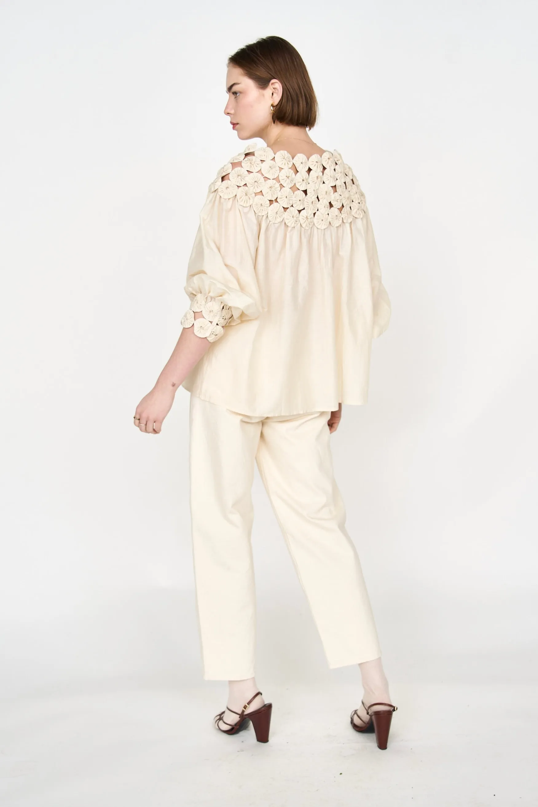 Rosenberg Blouse in Cream