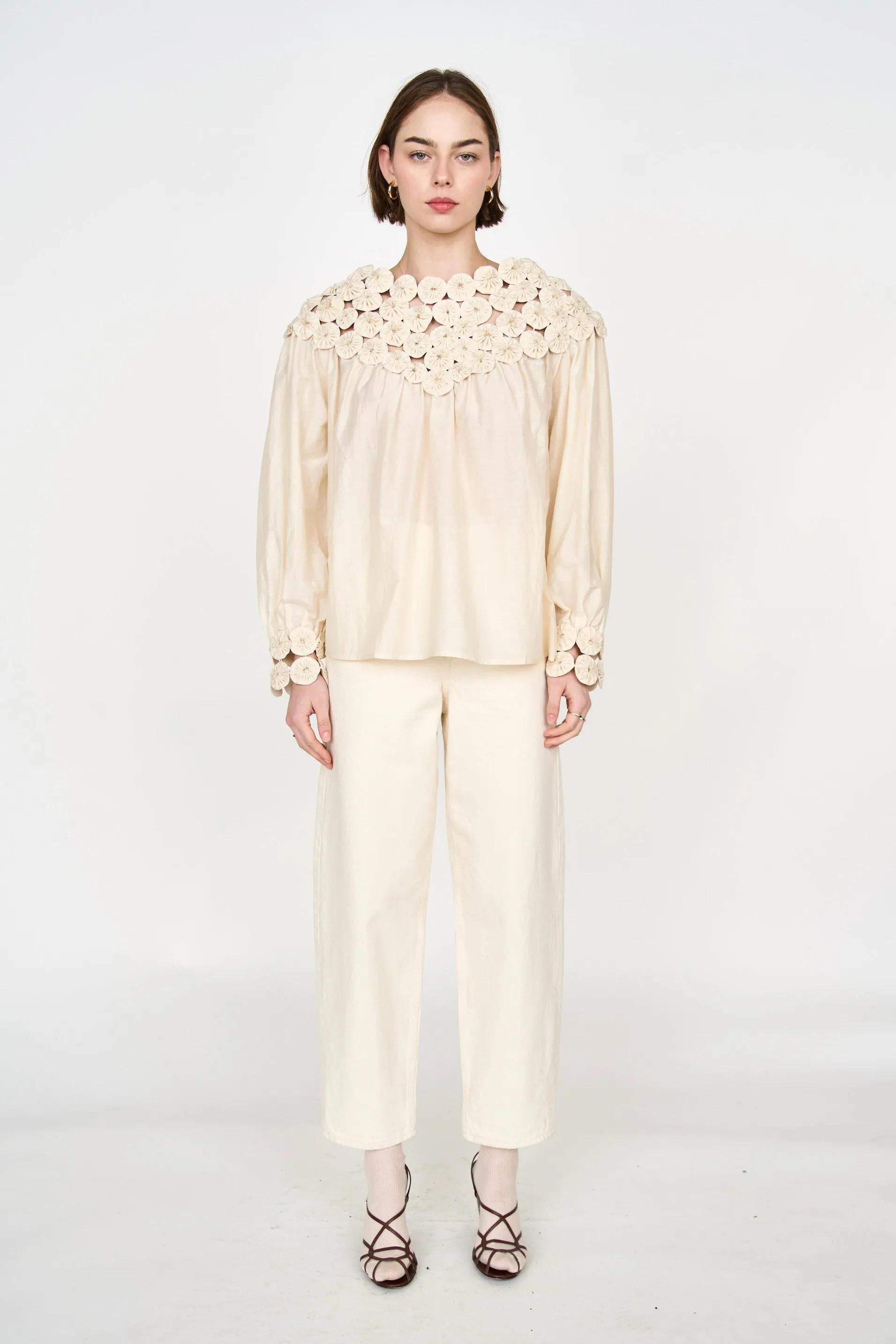 Rosenberg Blouse in Cream