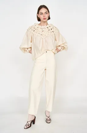 Rosenberg Blouse in Cream