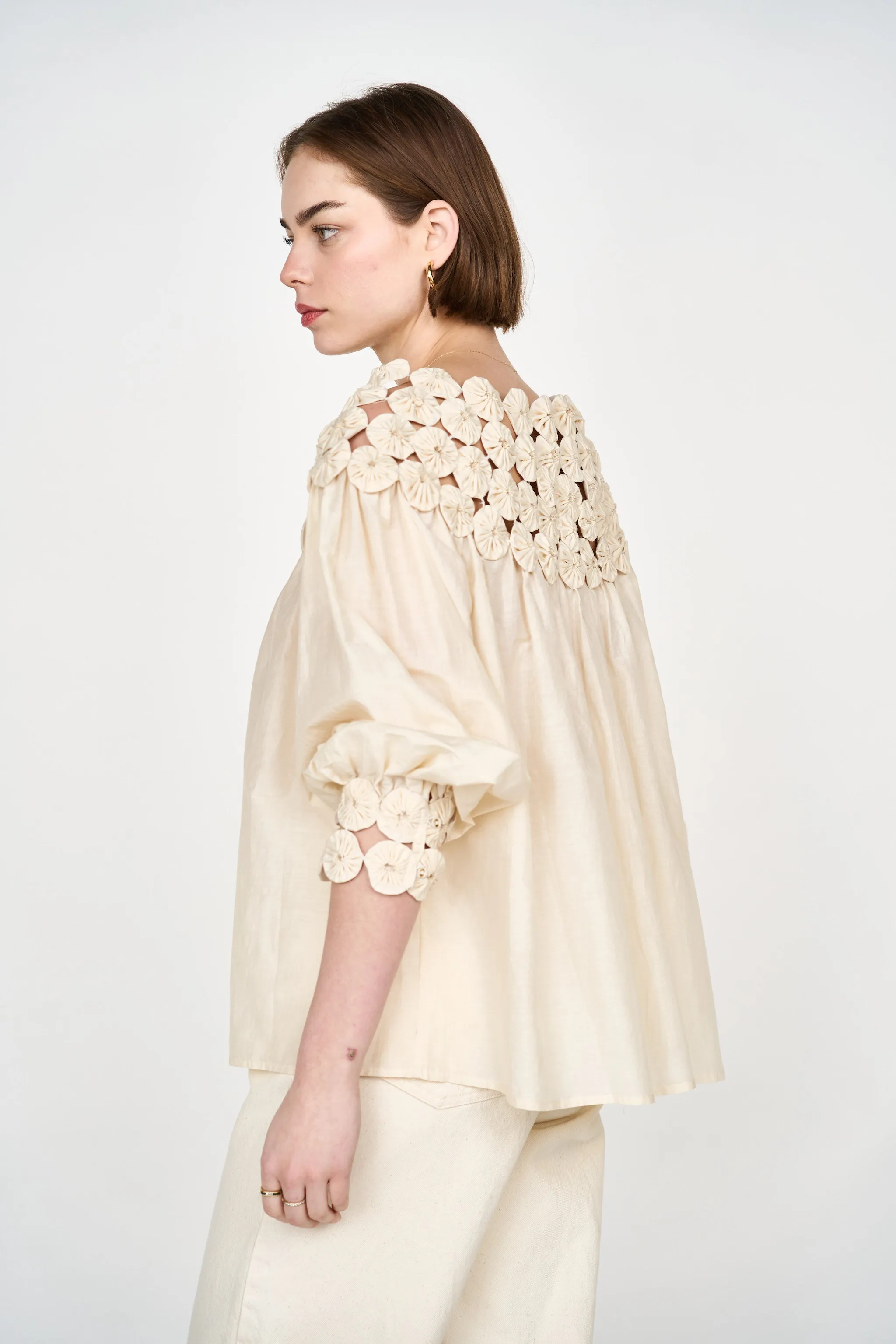 Rosenberg Blouse in Cream