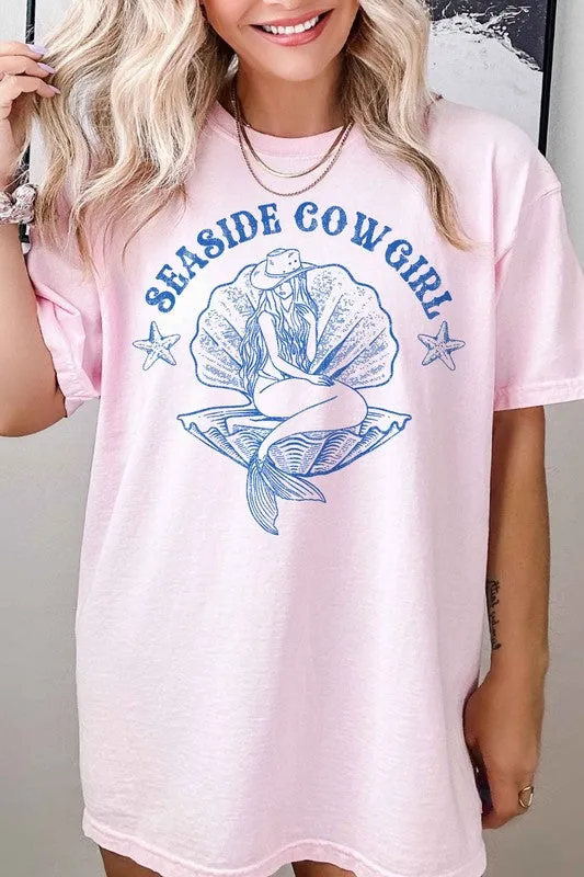 SEASIDE COWGIRL WESTERN COUNTRY GRAPHIC TEE