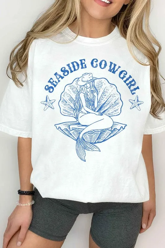 SEASIDE COWGIRL WESTERN COUNTRY GRAPHIC TEE