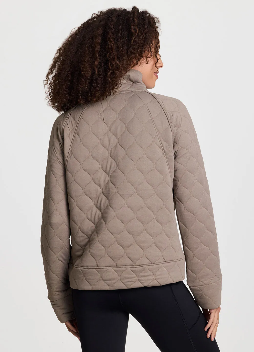 Sequim Quilted 1/4 Zip Pullover