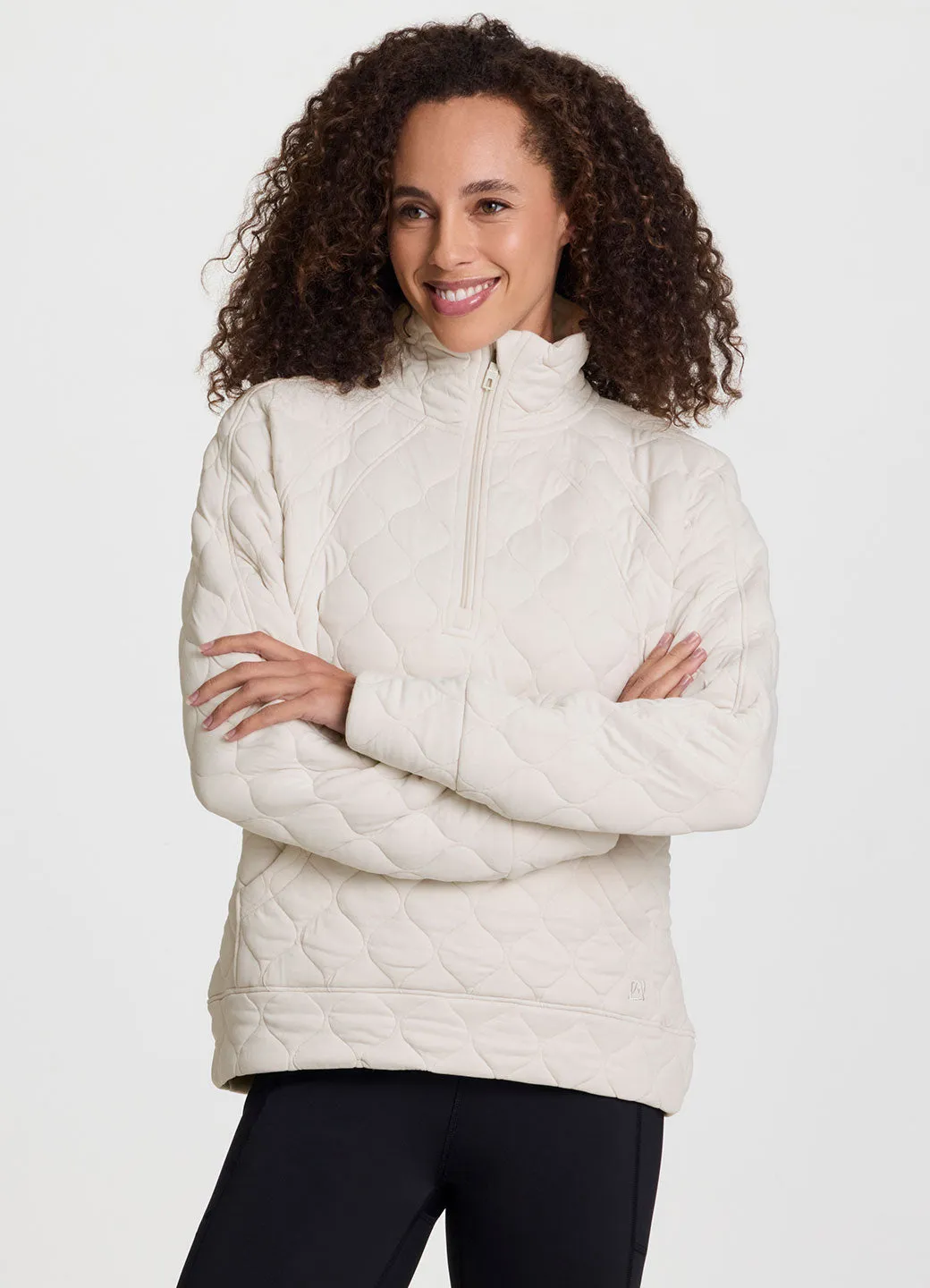 Sequim Quilted 1/4 Zip Pullover