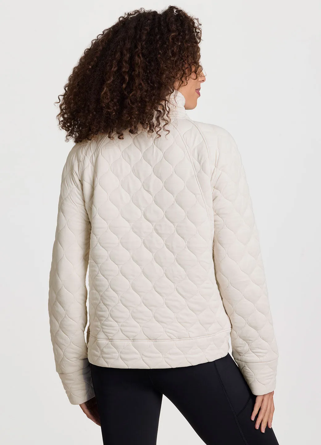 Sequim Quilted 1/4 Zip Pullover