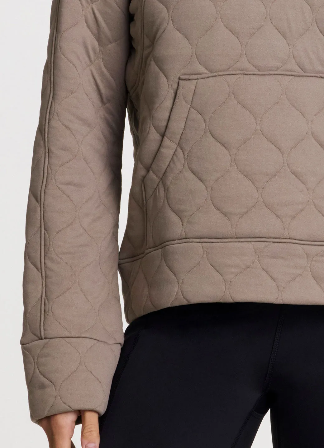 Sequim Quilted 1/4 Zip Pullover