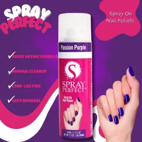 Spray Perfect Passion Purple Spray-on Nail Polish