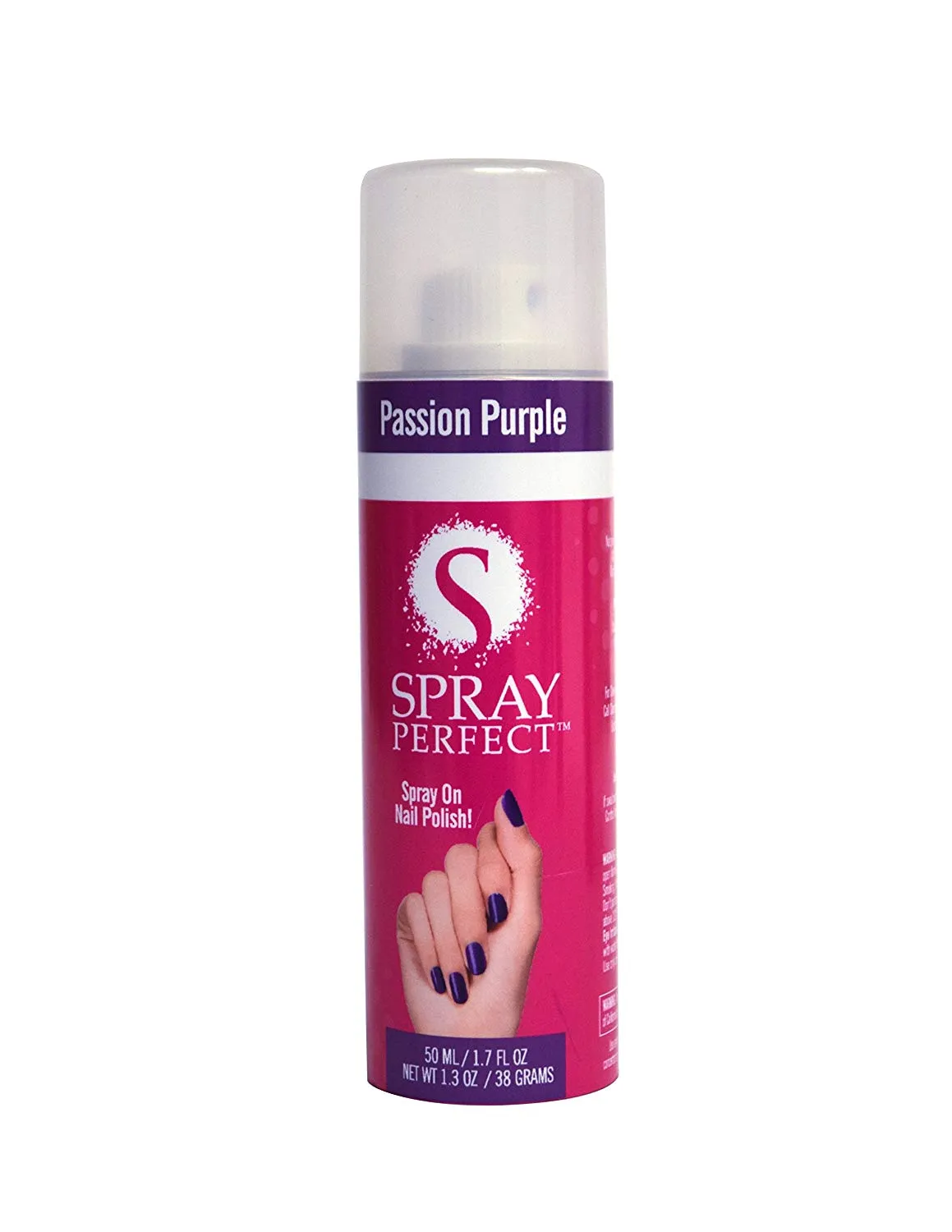 Spray Perfect Passion Purple Spray-on Nail Polish