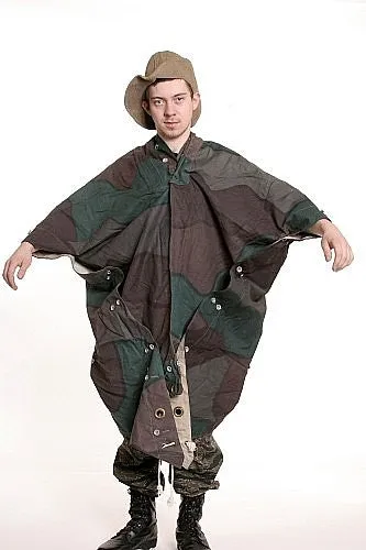 Swedish Camouflage Shelter Quarter Poncho