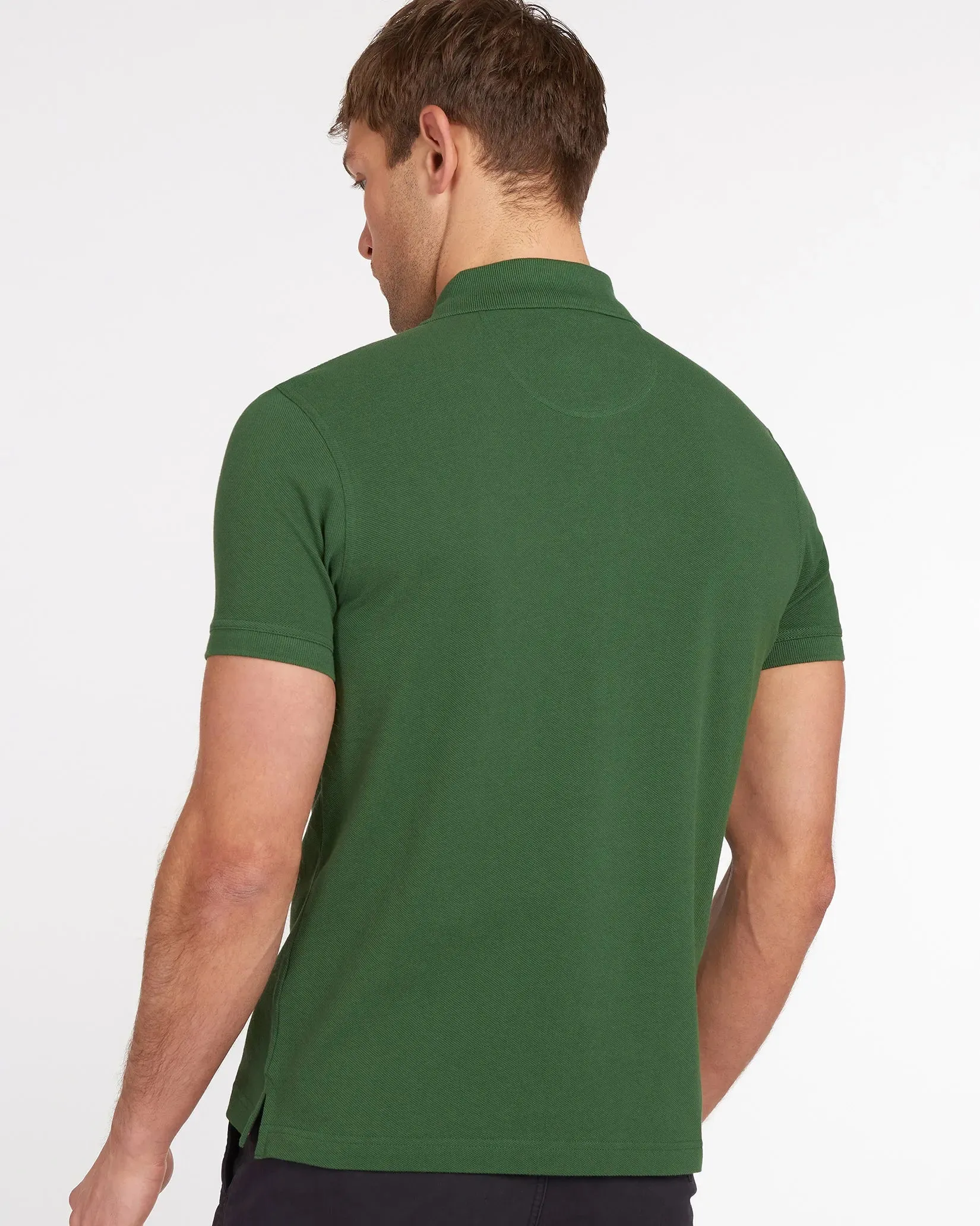 Tartan Pique Polo - Rifle Green