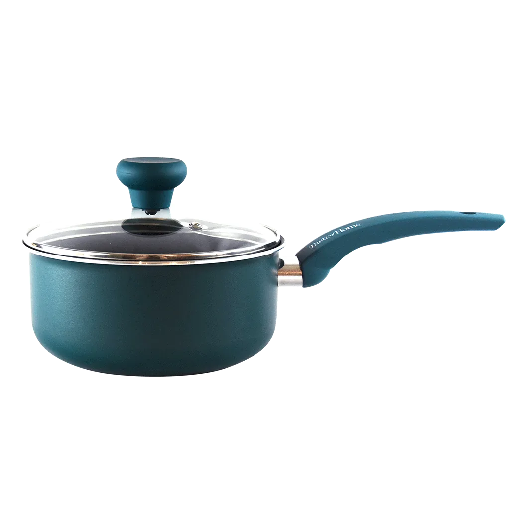 TC122A 2 Quart NonStick Aluminum Saucepan with Lid by Taste of Home