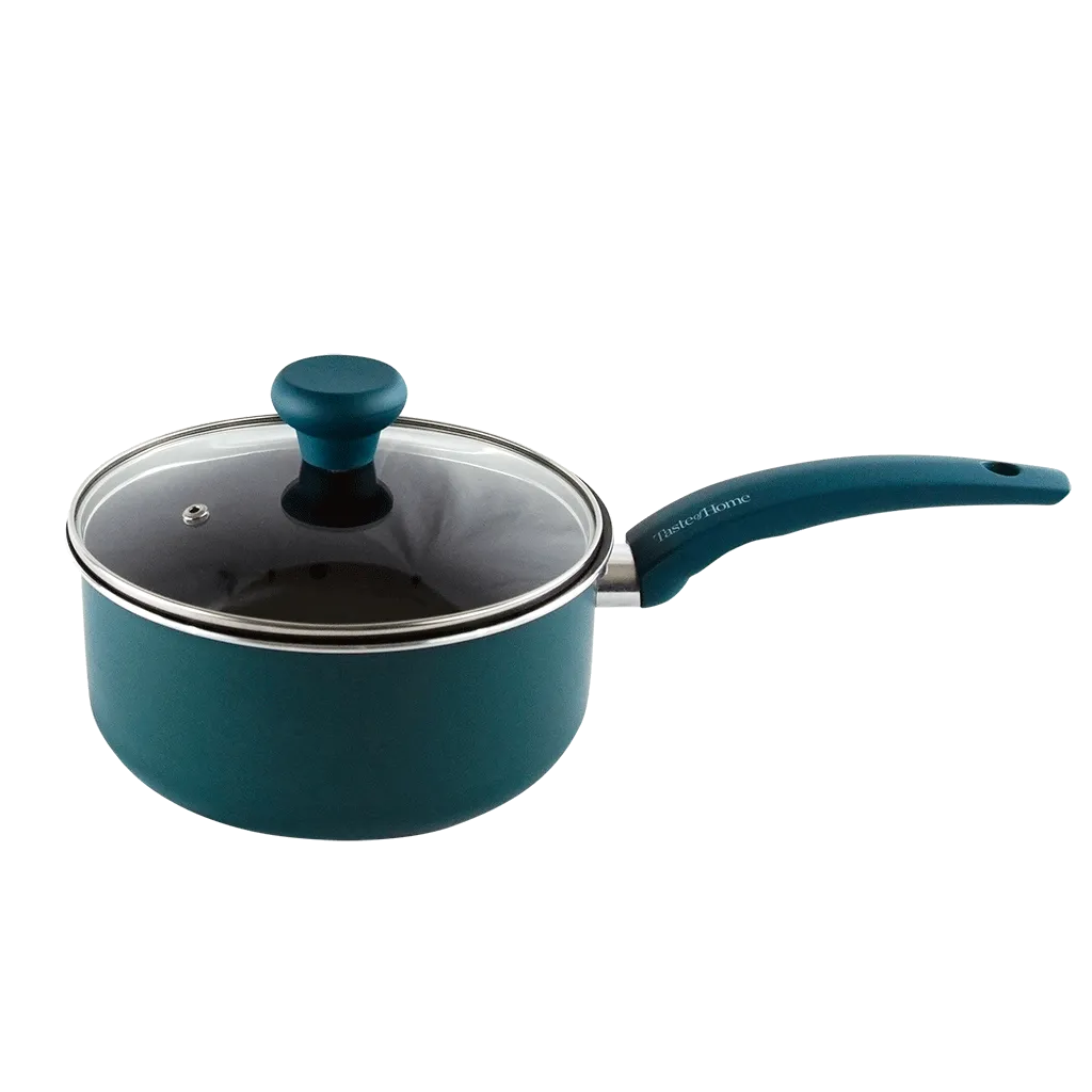 TC123A 3 Quart NonStick Aluminum Saucepan with Lid by Taste of Home