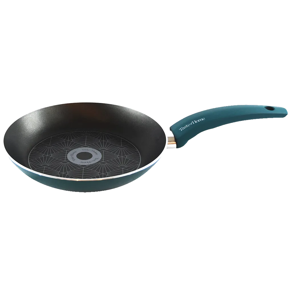 TC182A 2 Piece NonStick Aluminum Skillet Set 9.5 and 11 Inch by Taste of Home